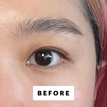 Sarah Han before applying the Chanel Le Volume De Chanel Mascara